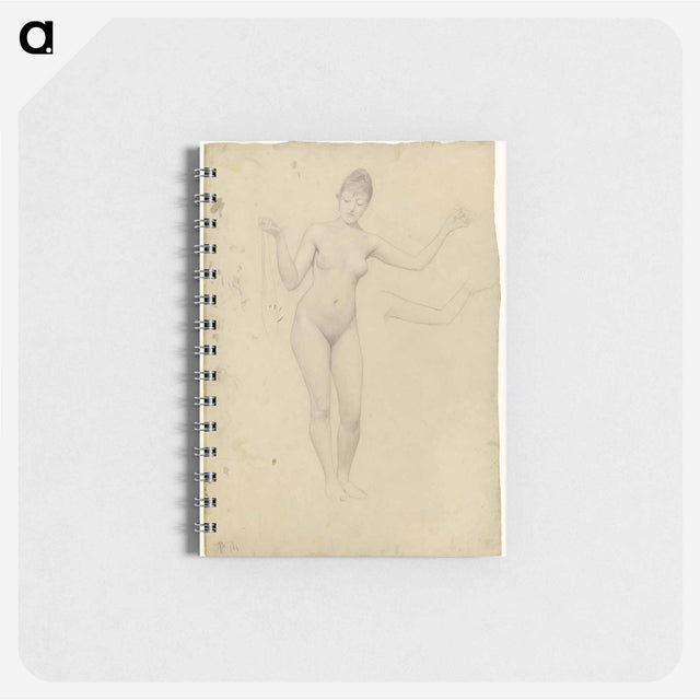 アートメモ帳-Standing Female Nude and Arm Study
 - ウィーン博物館 Memo.