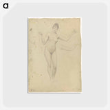 アートポストカード-Standing Female Nude and Arm Study
 - ウィーン博物館 Postcard.