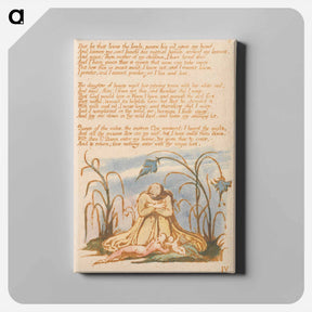 アートパネル-The Book of Thel, Plate 7 - ウィリアム ブレイク Canvas.