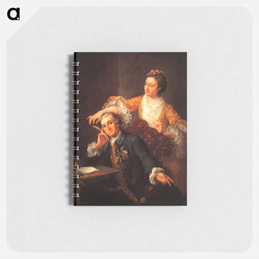 アートメモ帳-David Garrick and his Wife - ウィリアム ホガース Memo.