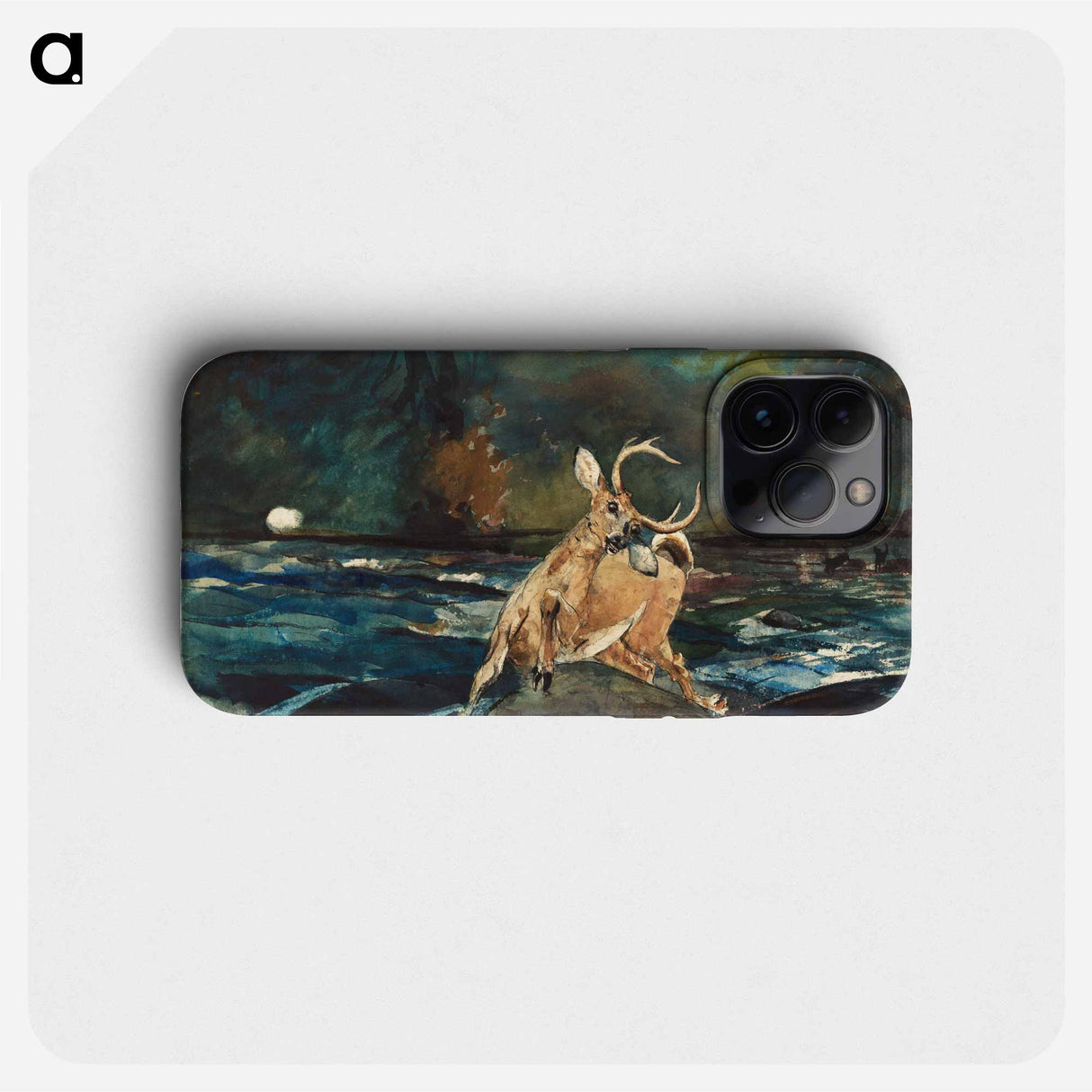 A Good Shot, Adirondacks - Winslow Homer Phone Case.