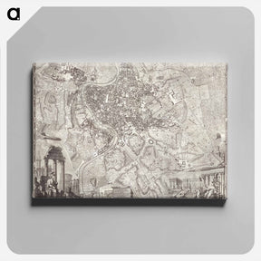 アートパネル-La pianta grande di Roma (The Large Plan of Rome)
 - イェール大学アートギャラリー Canvas.