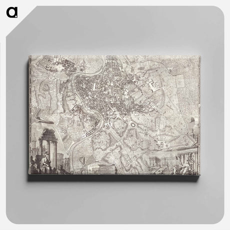アートパネル-La pianta grande di Roma (The Large Plan of Rome)
 - イェール大学アートギャラリー Canvas.