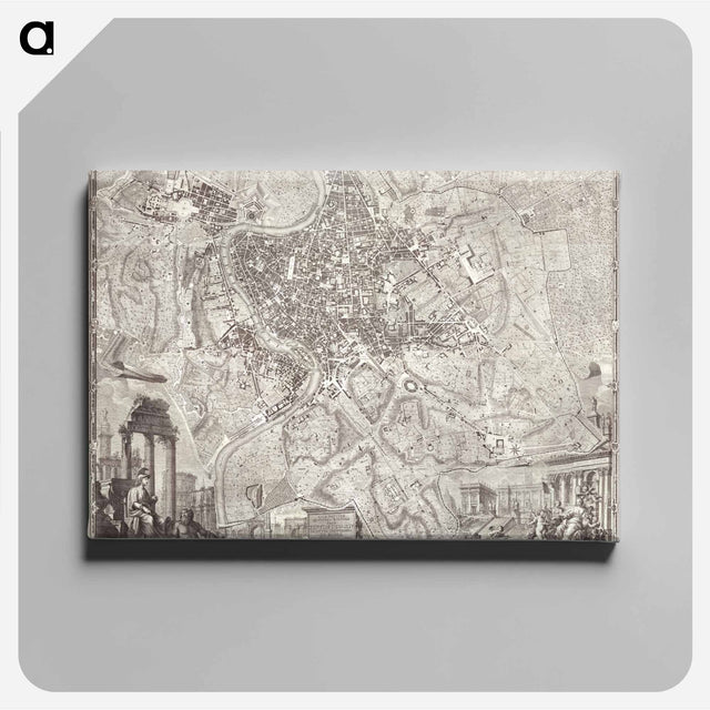 アートパネル-La pianta grande di Roma (The Large Plan of Rome)
 - イェール大学アートギャラリー Canvas.