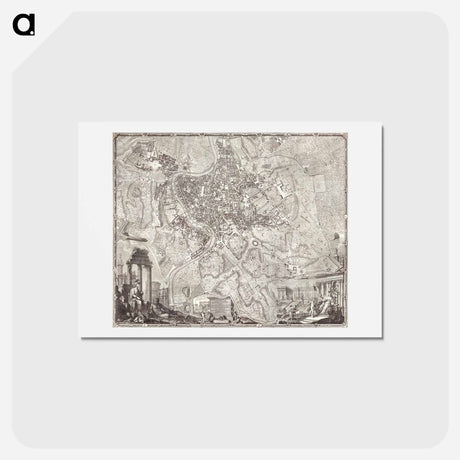 アートポストカード-La pianta grande di Roma (The Large Plan of Rome)
 - イェール大学アートギャラリー Postcard.