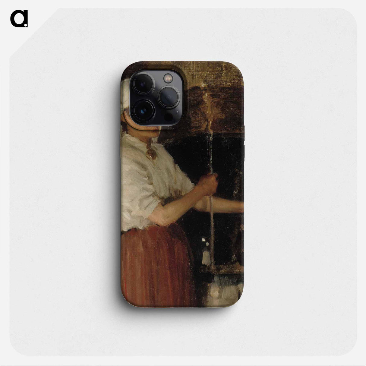 Elli jäppinen at the stove, study - アルバート エーデルフェルト Phone Case.