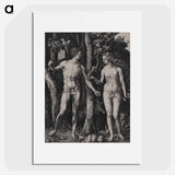 Adam and Eve - アルブレヒト デューラー Poster.