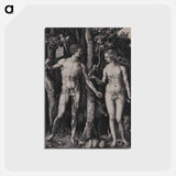 アートポストカード-Adam and Eve - アルブレヒト デューラー Postcard.
