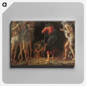 アートパネル-Descent into Limbo - アンドレア マンテーニャ Canvas.