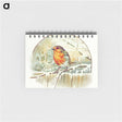 アートメモ帳-Winter Bird Illustration
 - 大英図書館 Memo.