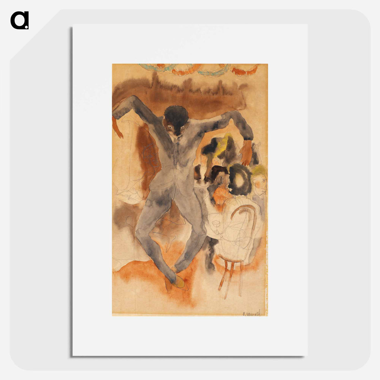 At Marshall's - Charles Demuth Poster.