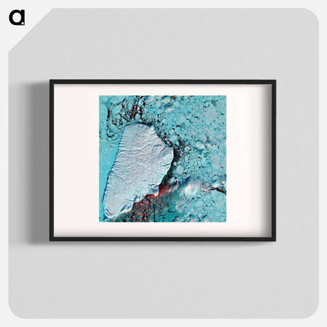 アートポスター-Akpatok Island, Ungava Bay
 - 上空からの地球 Poster.
