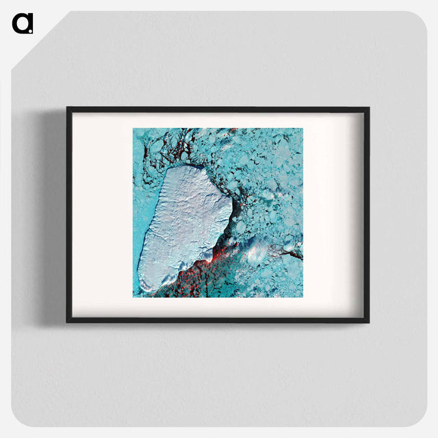 アートポスター-Akpatok Island, Ungava Bay
 - 上空からの地球 Poster.