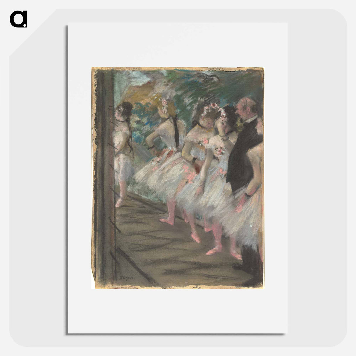 The Ballet - Edgar Degas Poster.