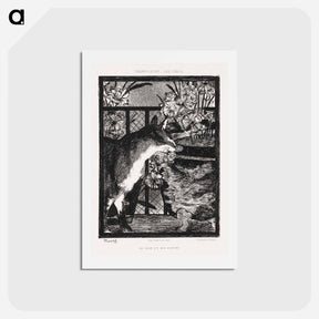 アートポストカード-Les Chats - エドゥアール マネ Postcard.