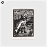 アートポストカード-Les Chats - エドゥアール マネ Postcard.