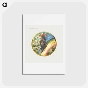 アートポストカード-Ladder of Heaven from The Flower Book - エドワード バーン ジョーンズ Postcard.