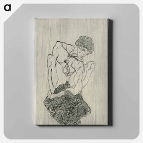 アートパネル-Das Graphische Werk von Egon Schiele - エゴン シーレ Canvas.