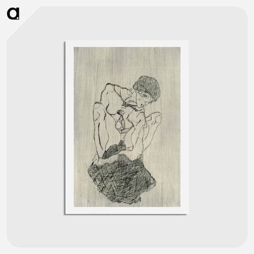 Das Graphische Werk von Egon Schiele - Egon Schiele Postcard.