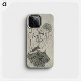 Das Graphische Werk von Egon Schiele - Egon Schiele Phone Case.