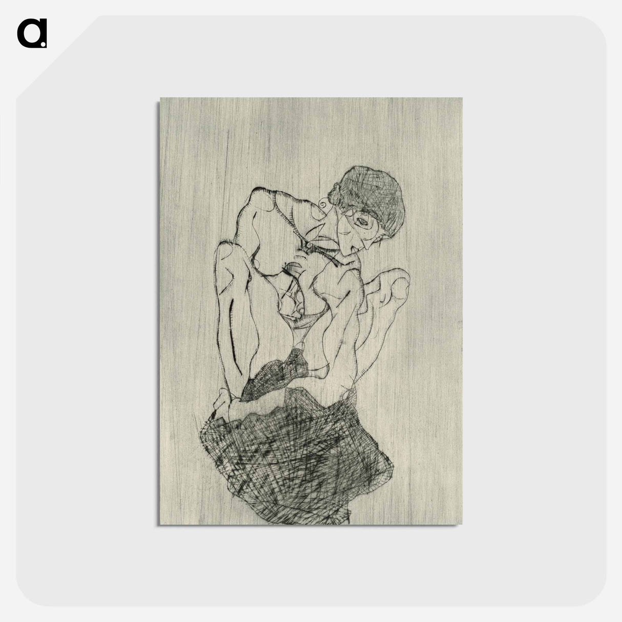 Das Graphische Werk von Egon Schiele - エゴン シーレ Postcard.
