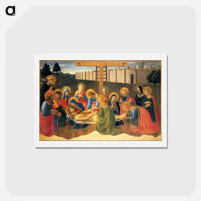 アートポストカード-Lamentation over Christ - フラ アンジェリコ Postcard.