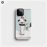 Parisian Costumes, No. 51: Pour St. Moritz - Georges Barbier Phone Case.