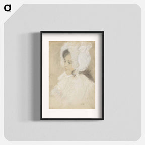 アートポスター-Portrait of a child (Marie Moll) - グスタフ クリムト Poster.