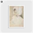 アートポストカード-Portrait of a child (Marie Moll) - グスタフ クリムト Postcard.