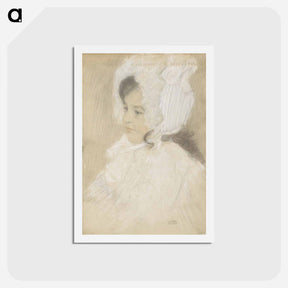 アートポストカード-Portrait of a child (Marie Moll) - グスタフ クリムト Postcard.