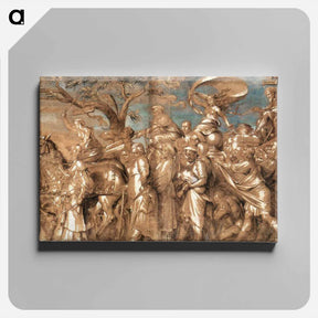 アートパネル-The Triumph of Riches - ハンス ホルバイン Canvas.