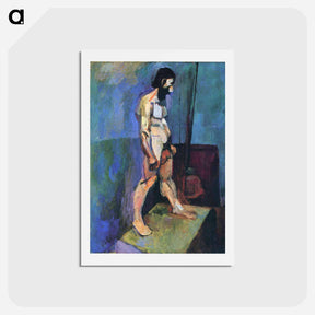 アートポストカード-Male Model - アンリ マティス Postcard.
