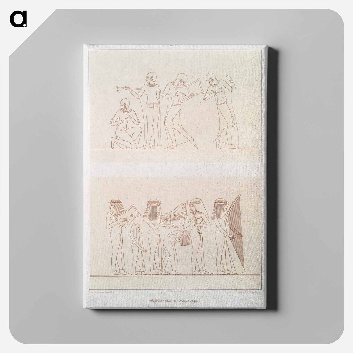 アートパネル-Musicians & Dancers
 - エジプト美術史 Canvas.
