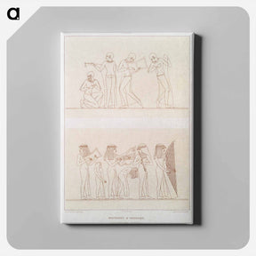 アートパネル-Musicians & Dancers
 - エジプト美術史 Canvas.