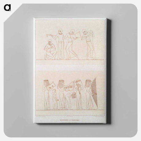 アートパネル-Musicians & Dancers
 - エジプト美術史 Canvas.