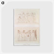 アートポストカード-Musicians & Dancers
 - エジプト美術史 Postcard.