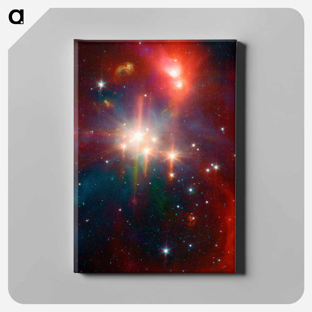 アートパネル-Corona Australis Star Formation
 - ハッブル画像 Canvas.
