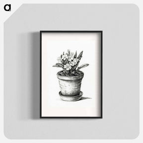 アートポスター-Potted plant - ジャン ベルナール Poster.
