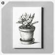 アートパネル-Potted plant - ジャン ベルナール Canvas.