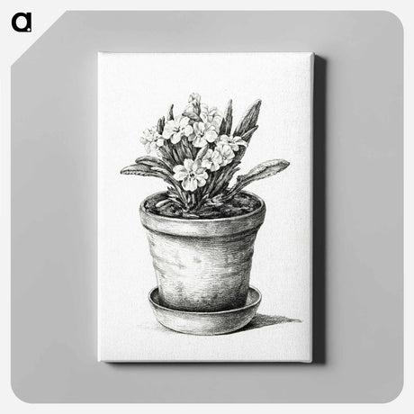 アートパネル-Potted plant - ジャン ベルナール Canvas.