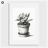Potted plant - Jean Bernard Poster.