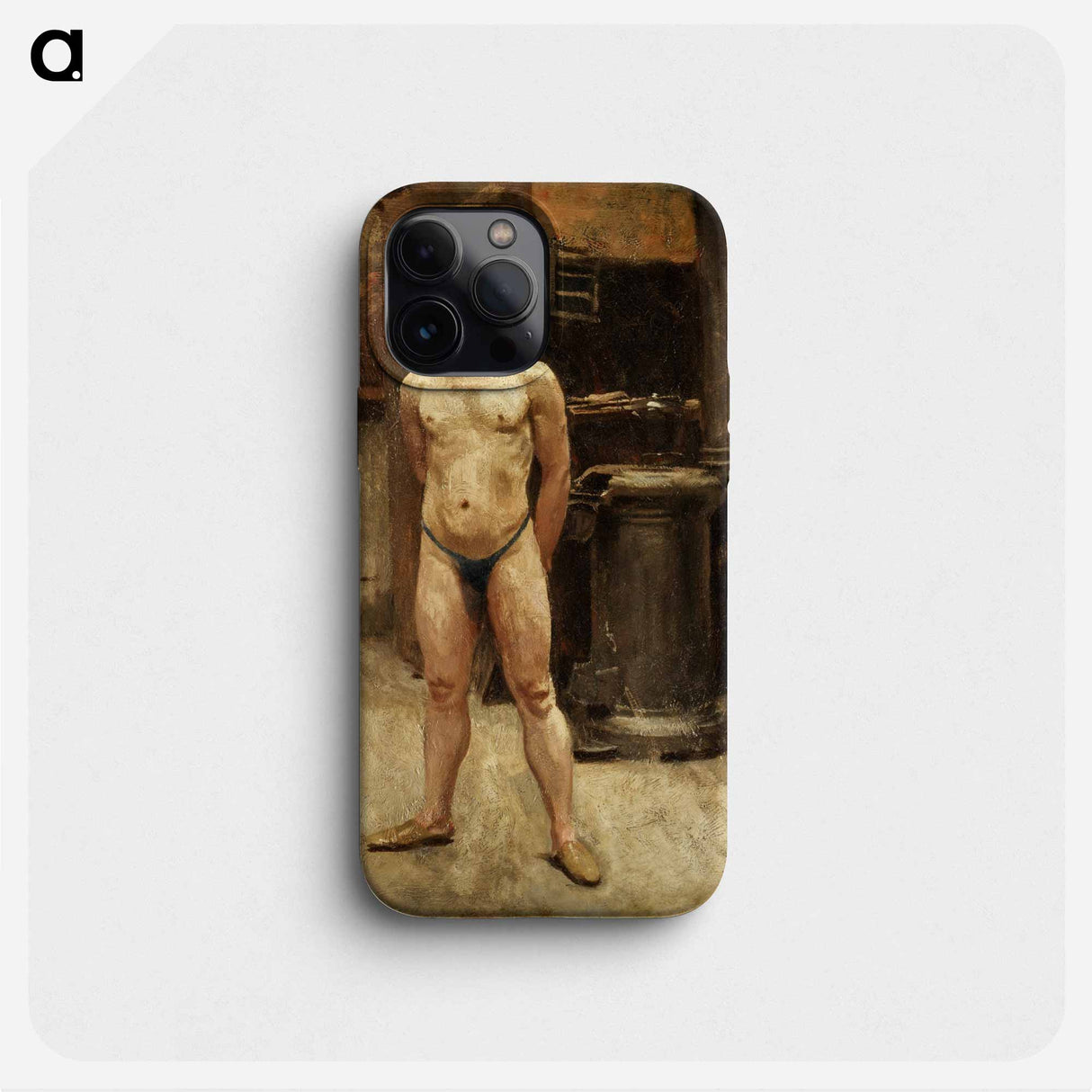 A Male Model Standing before a Stove - ジョン シンガー サージェント Phone Case.