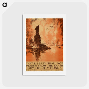 アートポストカード-That Liberty Shall Not Perish
 - ジョセフ ペネル Postcard.