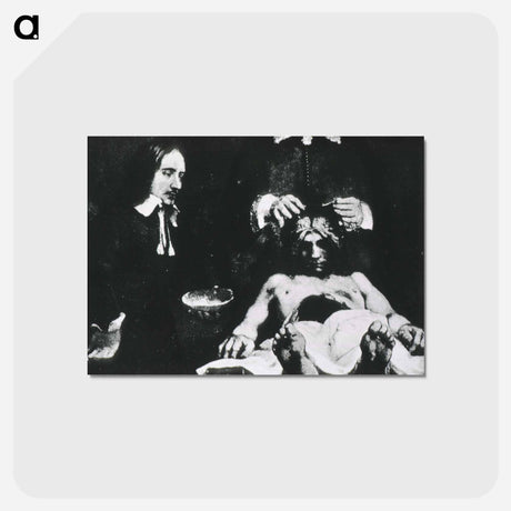 アートポストカード-Lesson of Anatomy of Doctor Johann Deyman
 - 国立医学図書館 Postcard.