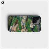 Five Bathers - Paul Cezanne Phone Case.