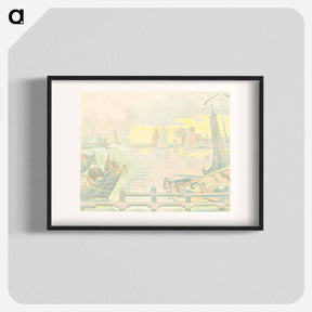 アートポスター-Boats at Flushing - ポール シニャック Poster.