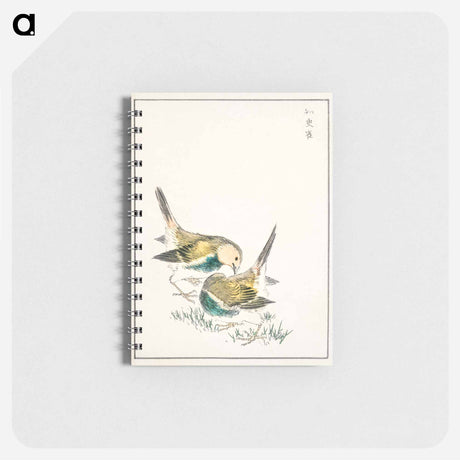 アートメモ帳-Japanese Great Tit
 - 鳥類図鑑 Memo.