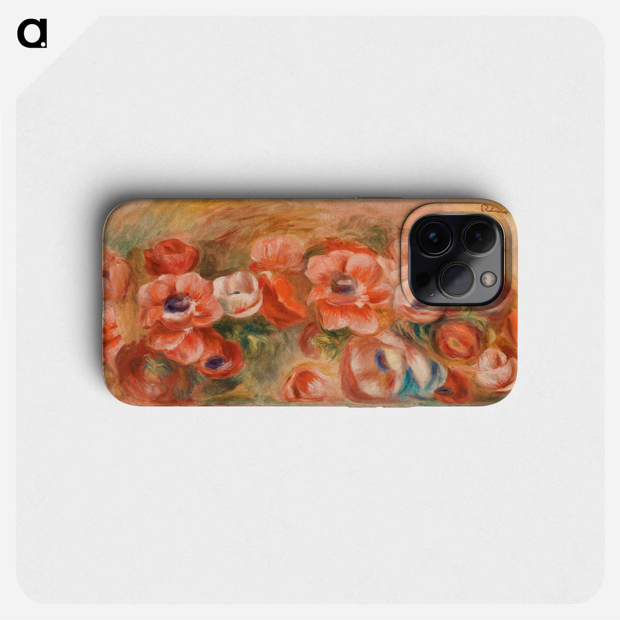 Anemones - Pierre Auguste Renoir Phone Case.