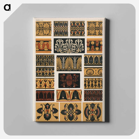 アートパネル-Grammar of Ornament Illustration
 - 装飾の文法 Canvas.