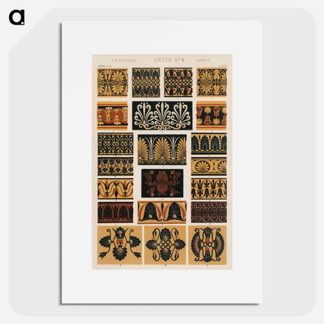 アートポスター-Grammar of Ornament Illustration
 - 装飾の文法 Poster.